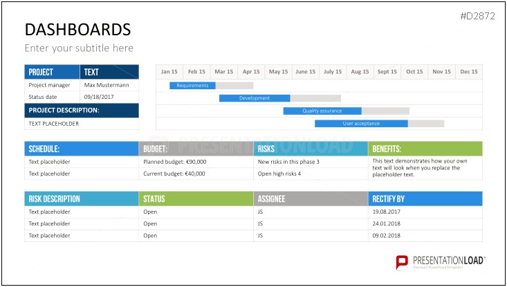 2017 Project Presentation Template Free Download