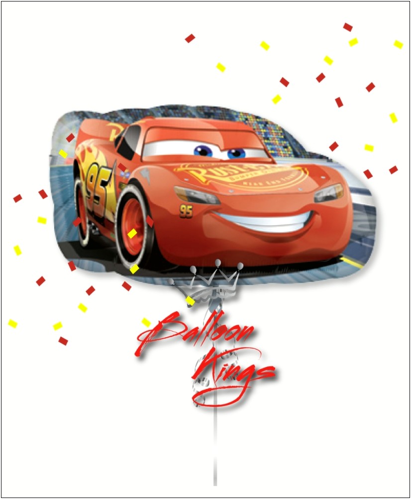 3 D Lightning Mcqueen Car Template Free