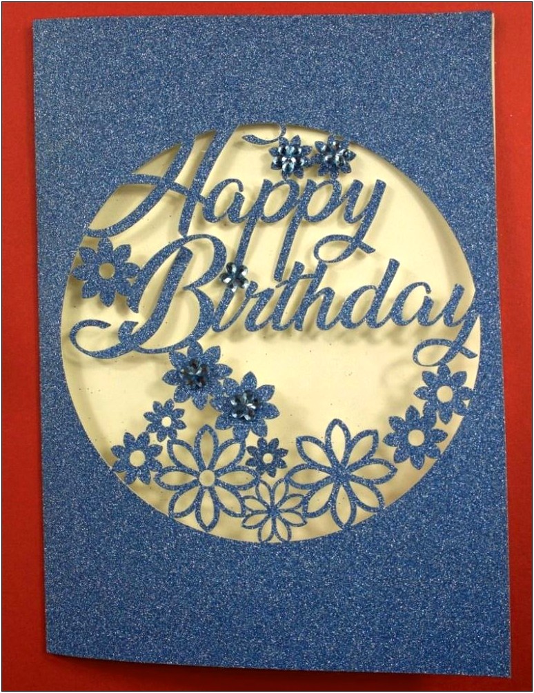 3d Birthday Card Template Free Download