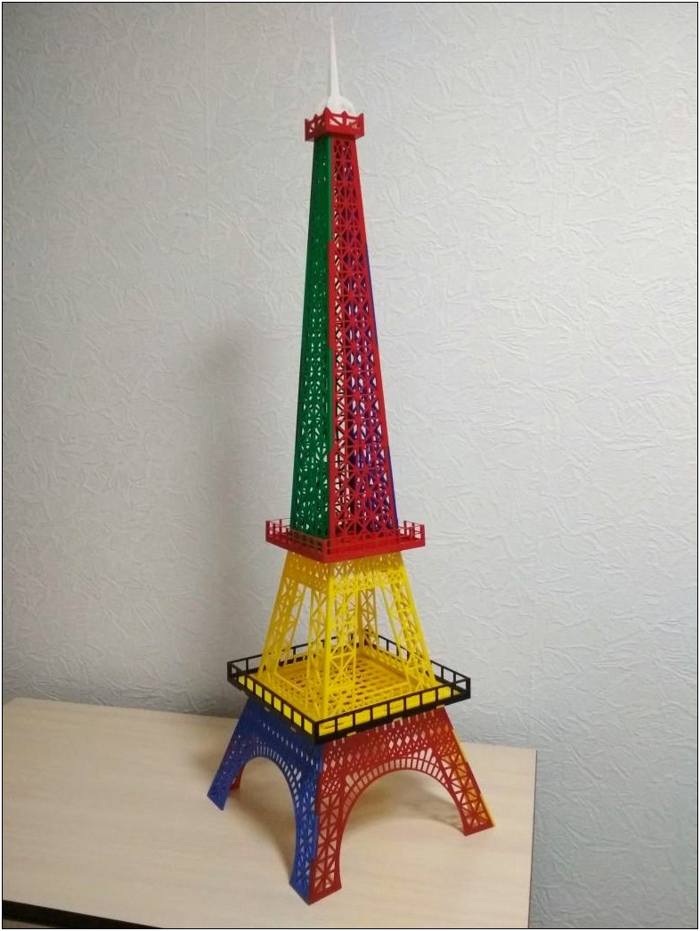 3d Pen Templates Free Eiffel Tower