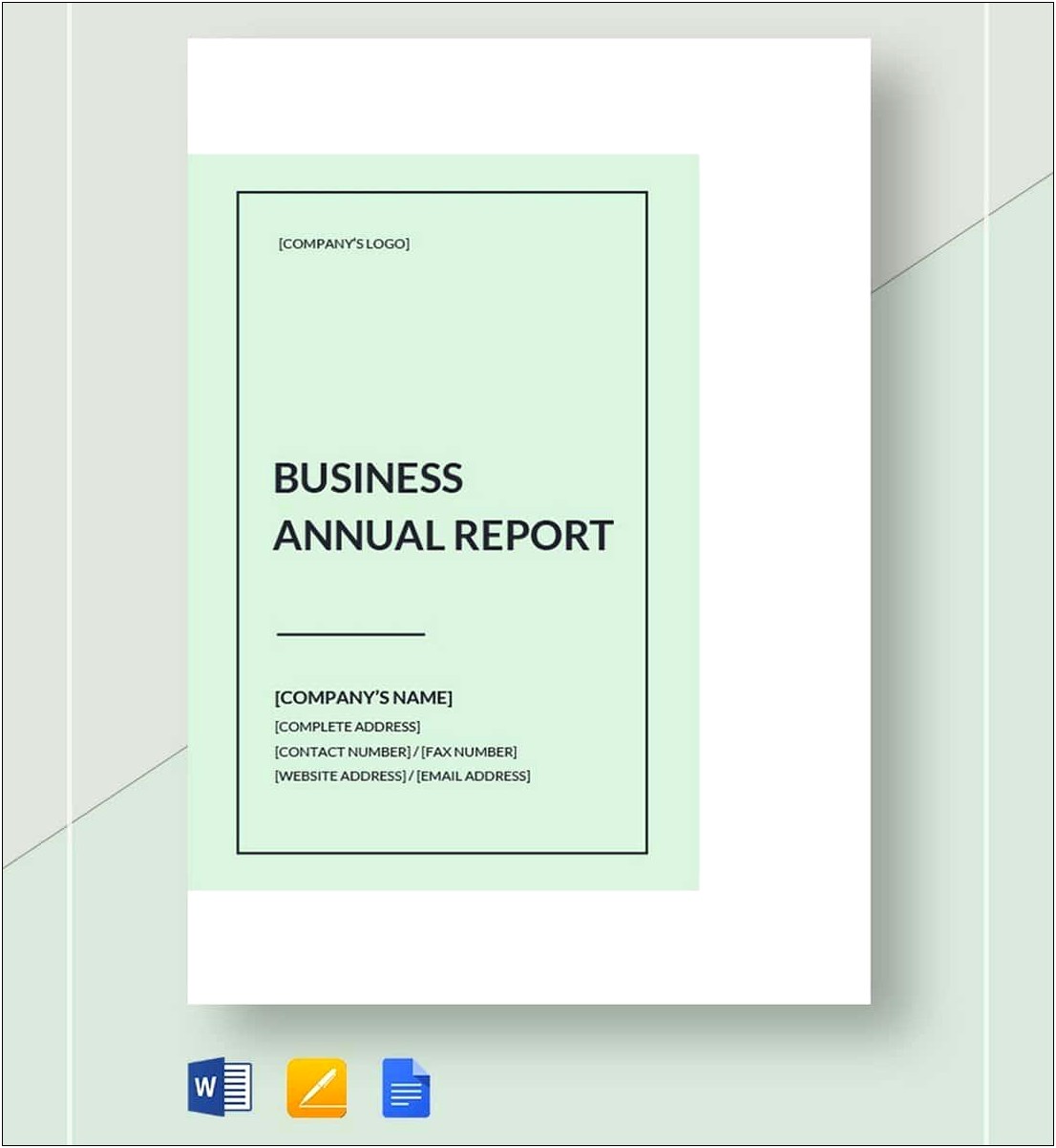 A Collection Of Business Startup Word Template Free