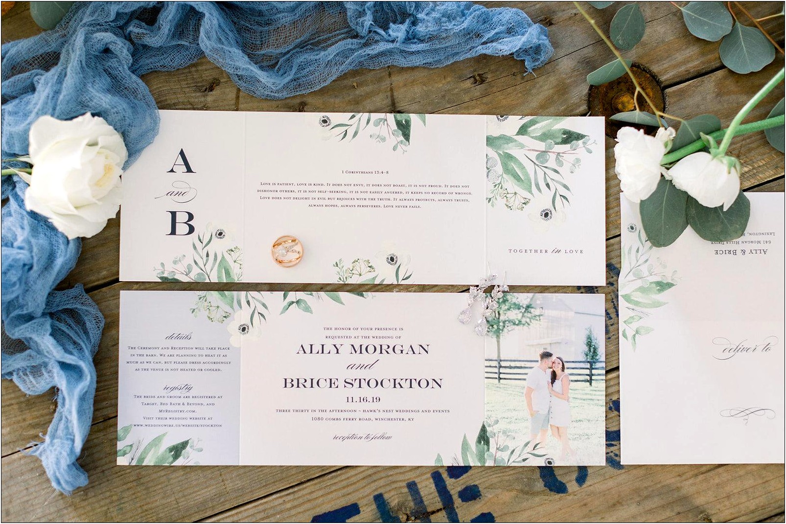 A List B List Wedding Invitations