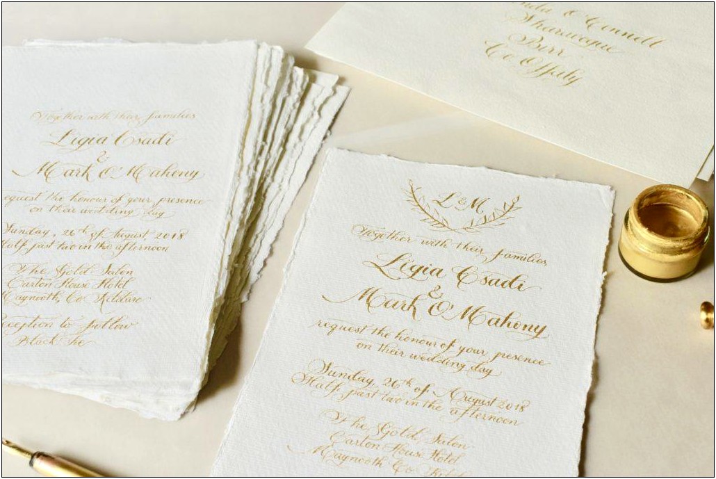 A Note To Refuse Wedding Invitation