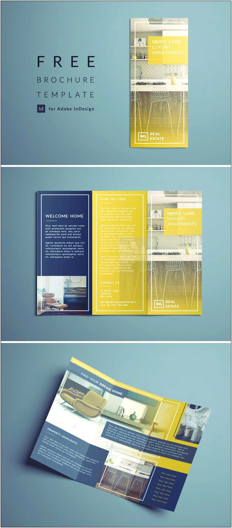 A3 Size Brochure Template Free Download