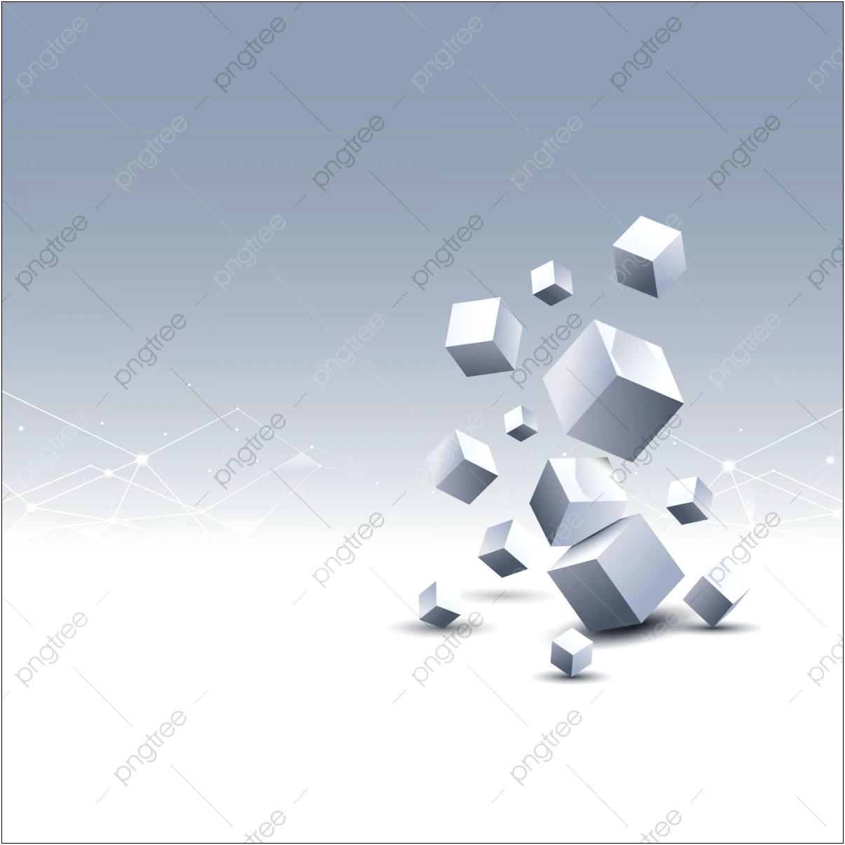 Abstract 3d Cubes Powerpoint Template Free Download