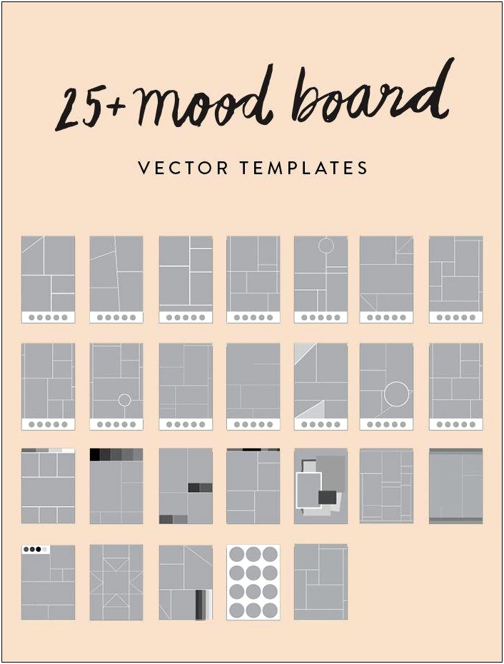 Adobe Illustrator Free Mood Board Templates