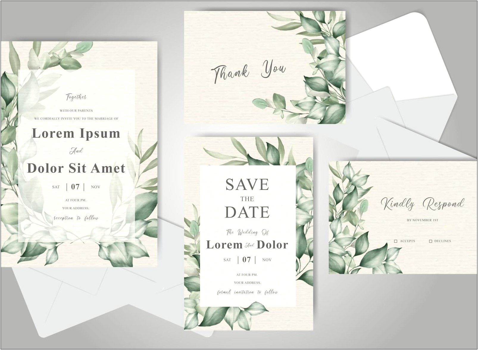 Adobe Indesign Wedding Invitation Template Free