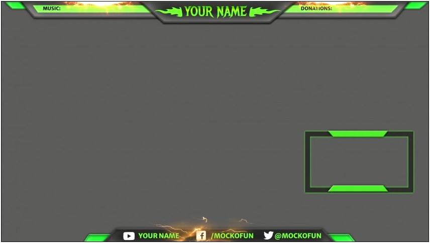 Adobe Photoshop Stream Overlay Template Free