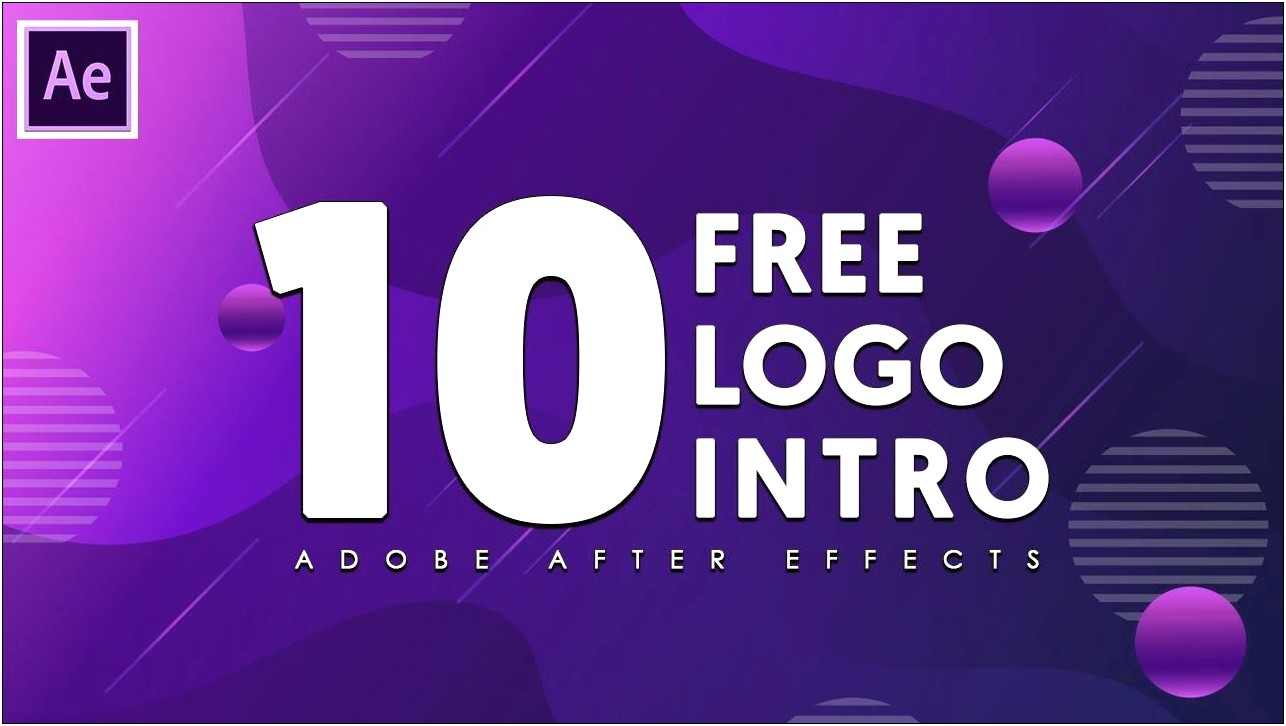download free logo template after effect cs6