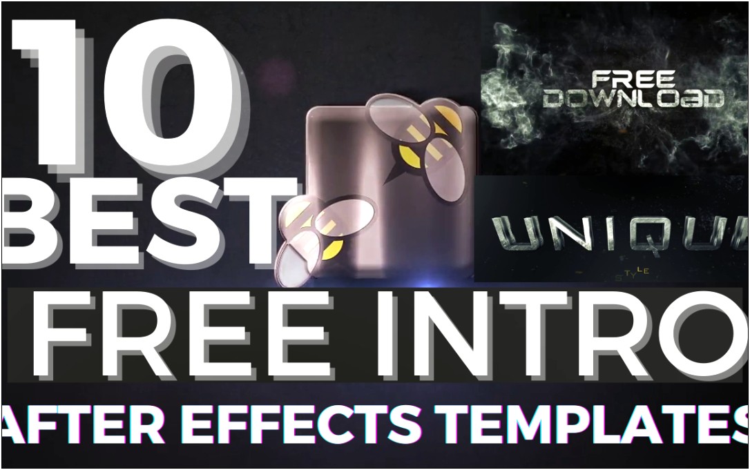 After Effects Intro Templates Trustworthy Free