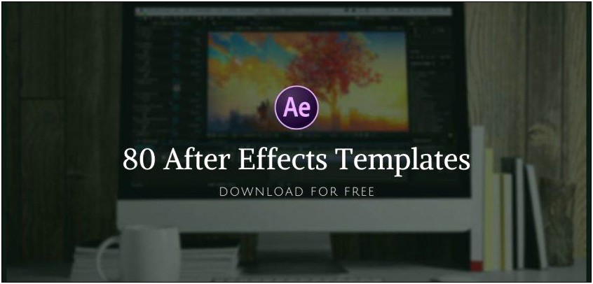 After Effects Motion Poster Template Free Download