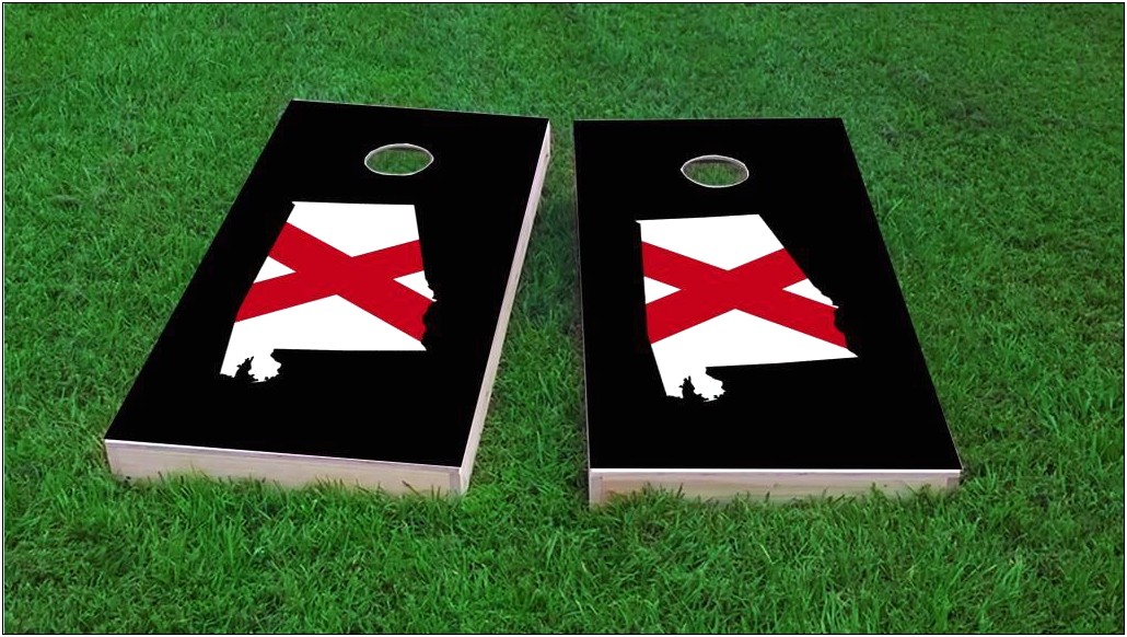 Alabama Logo Cornhole Template Online Free