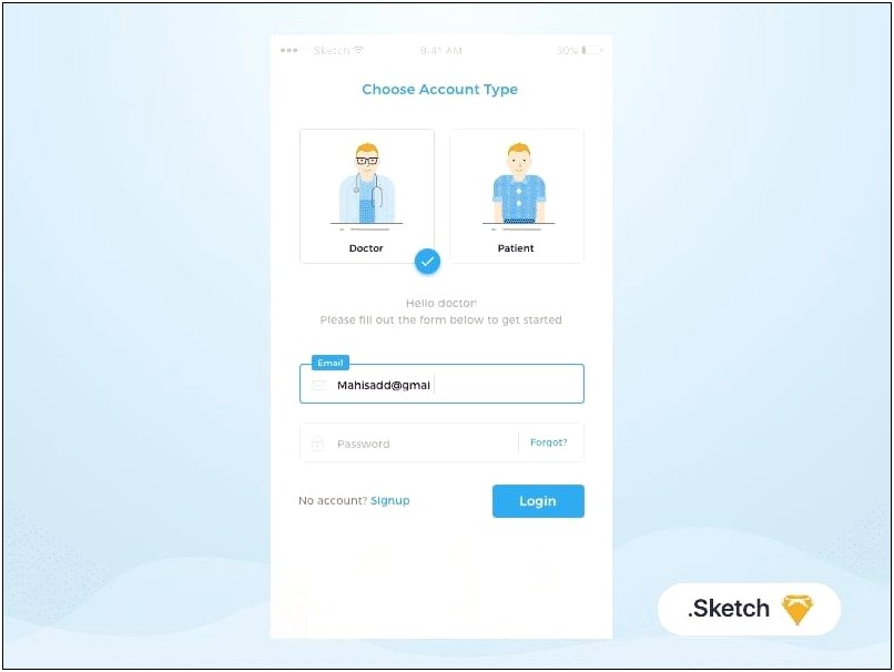 Android Login Screen Template Free Download