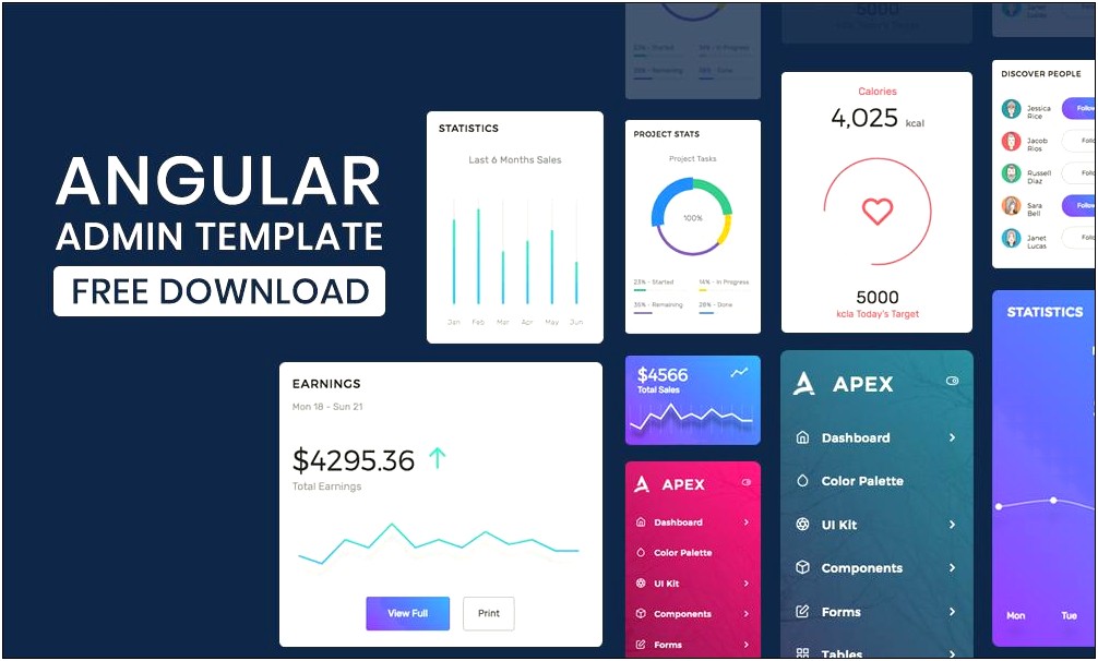 Angular 2 Bootstrap Template Free Download