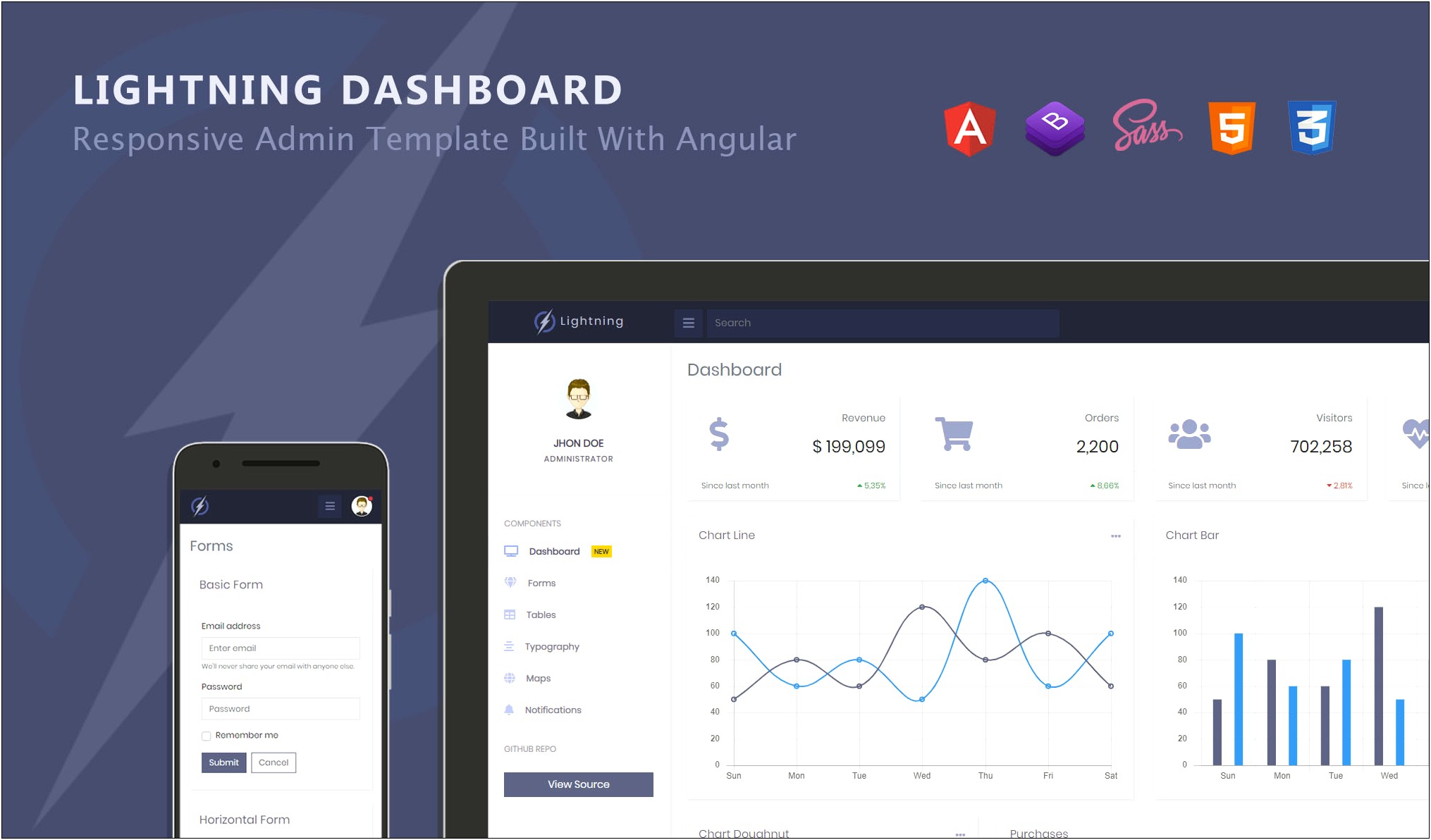 Angular 7 Admin Template Free Github