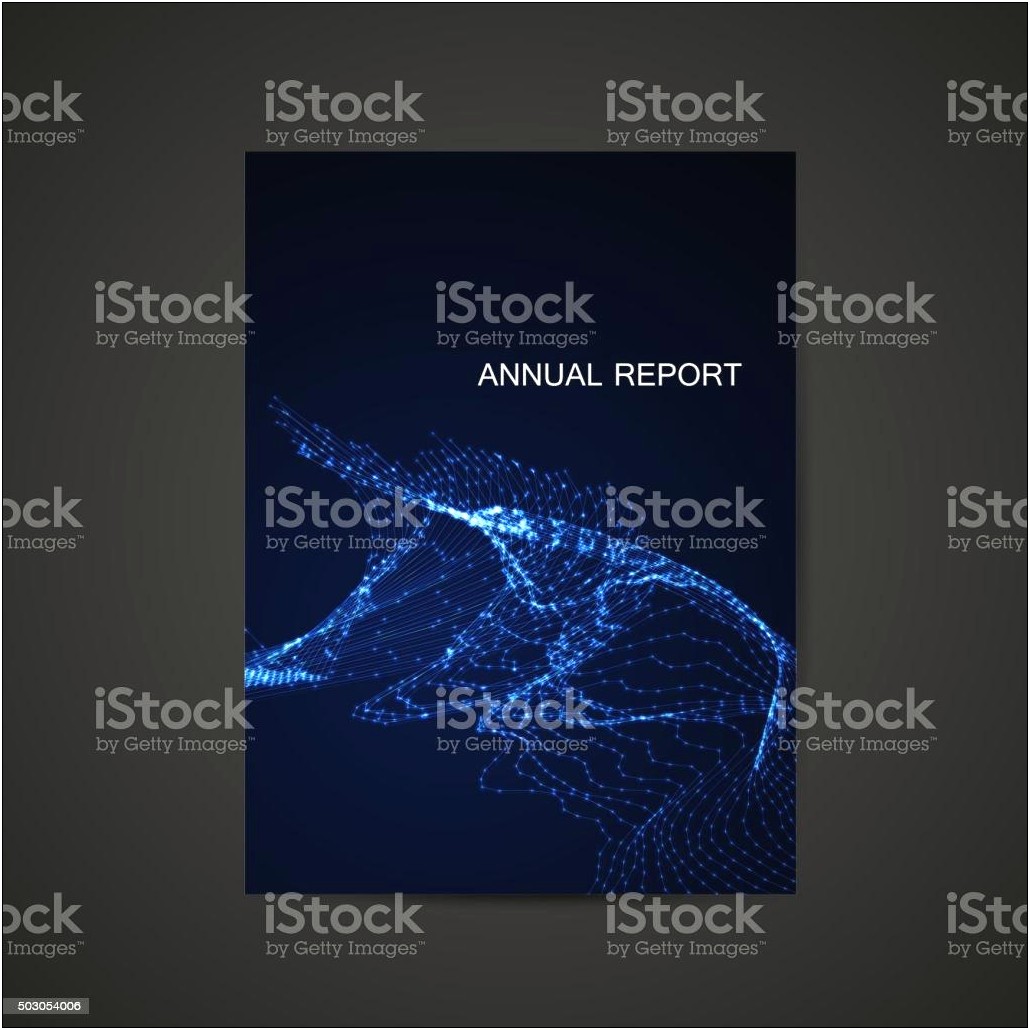 Annual Report Template For Business Free Vector