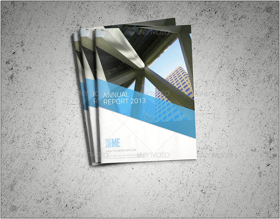 Annual Report Template Free Download Psd
