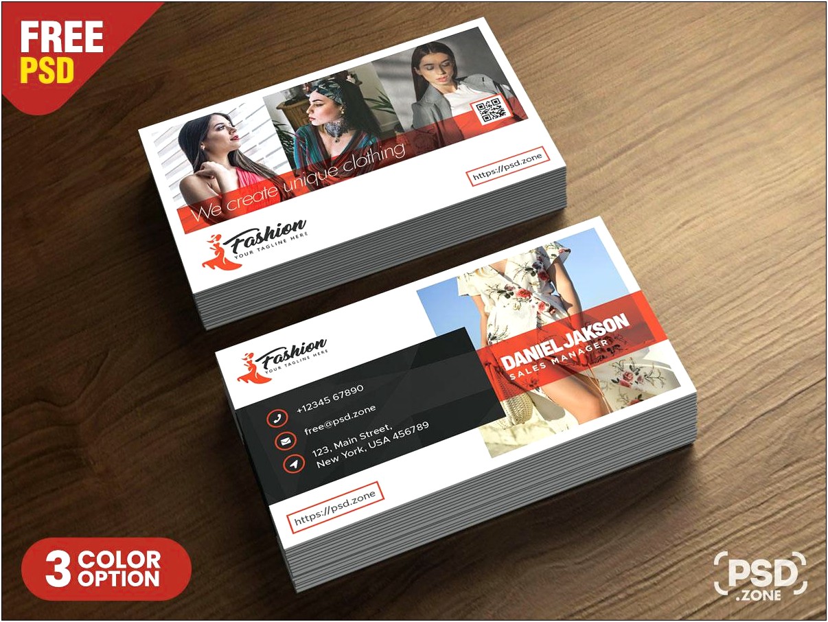 Apperal Business Card Template Psd Free