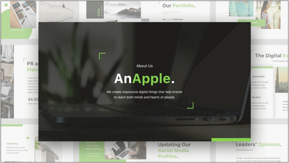 Apple Inc Powerpoint Template Free Download