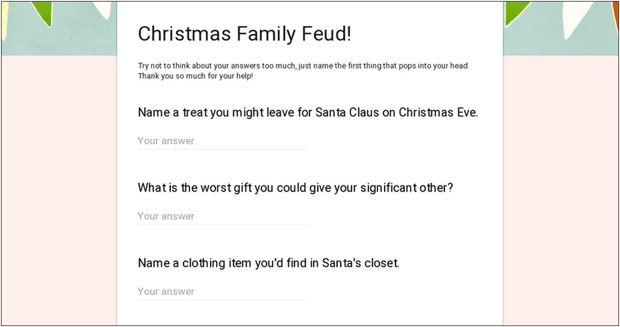 Apple Mac Free Family Feud Template