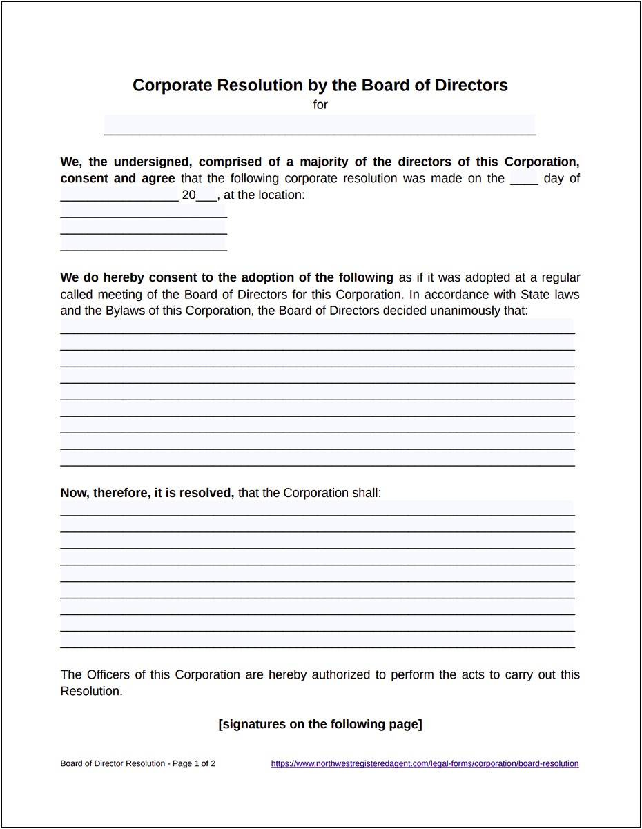 Authorized Agent Designation Form Free Sample Template