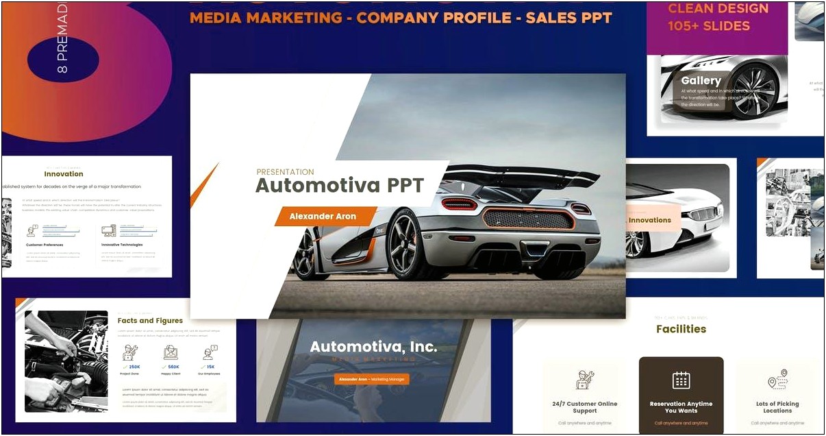 Automotive Powerpoint Presentation Templates Free Download