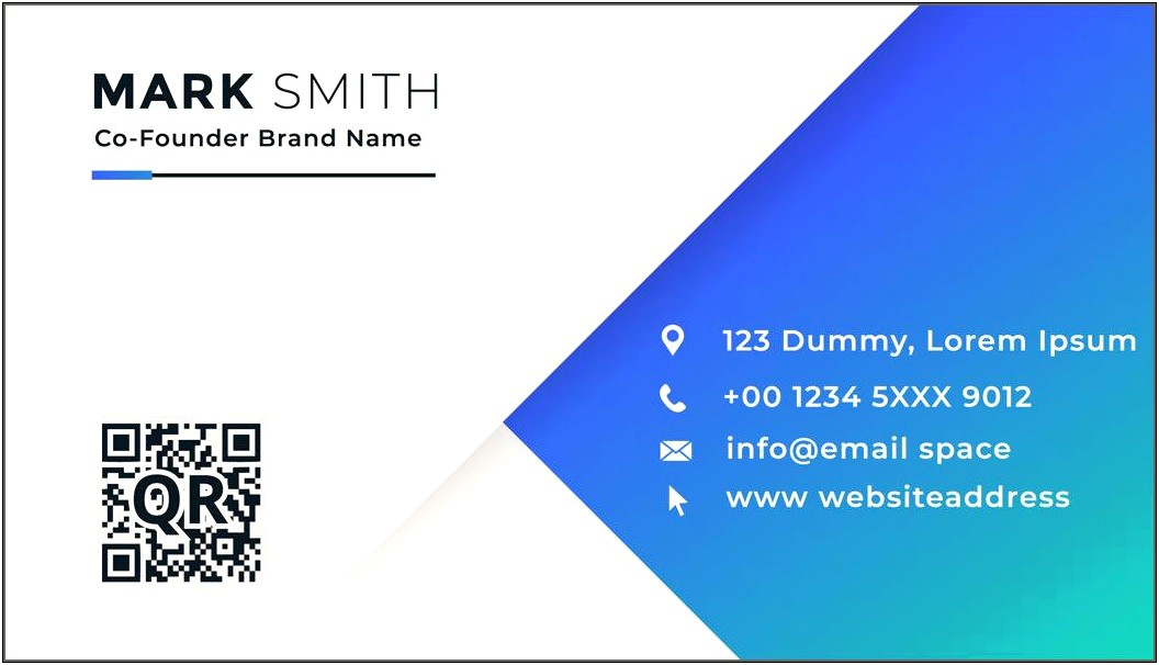 Baby Business Card Size Template Free