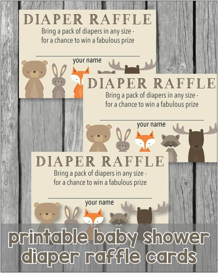 Baby Shower Diaper Raffle Pumpkin Template Free