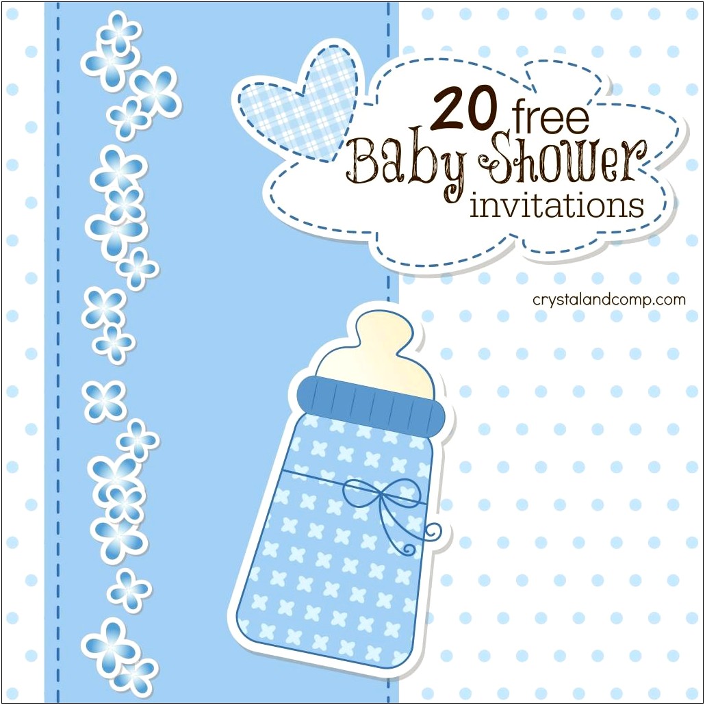 Baby Shower Invite Email Template Free