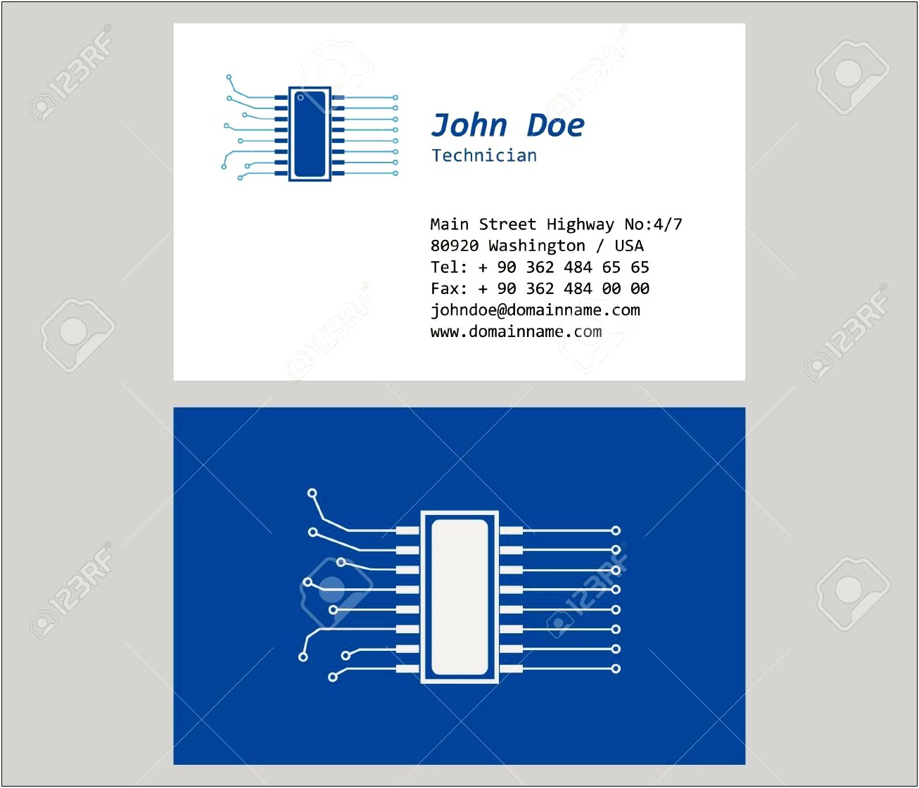 Basic 4 X 7 Card Template Free