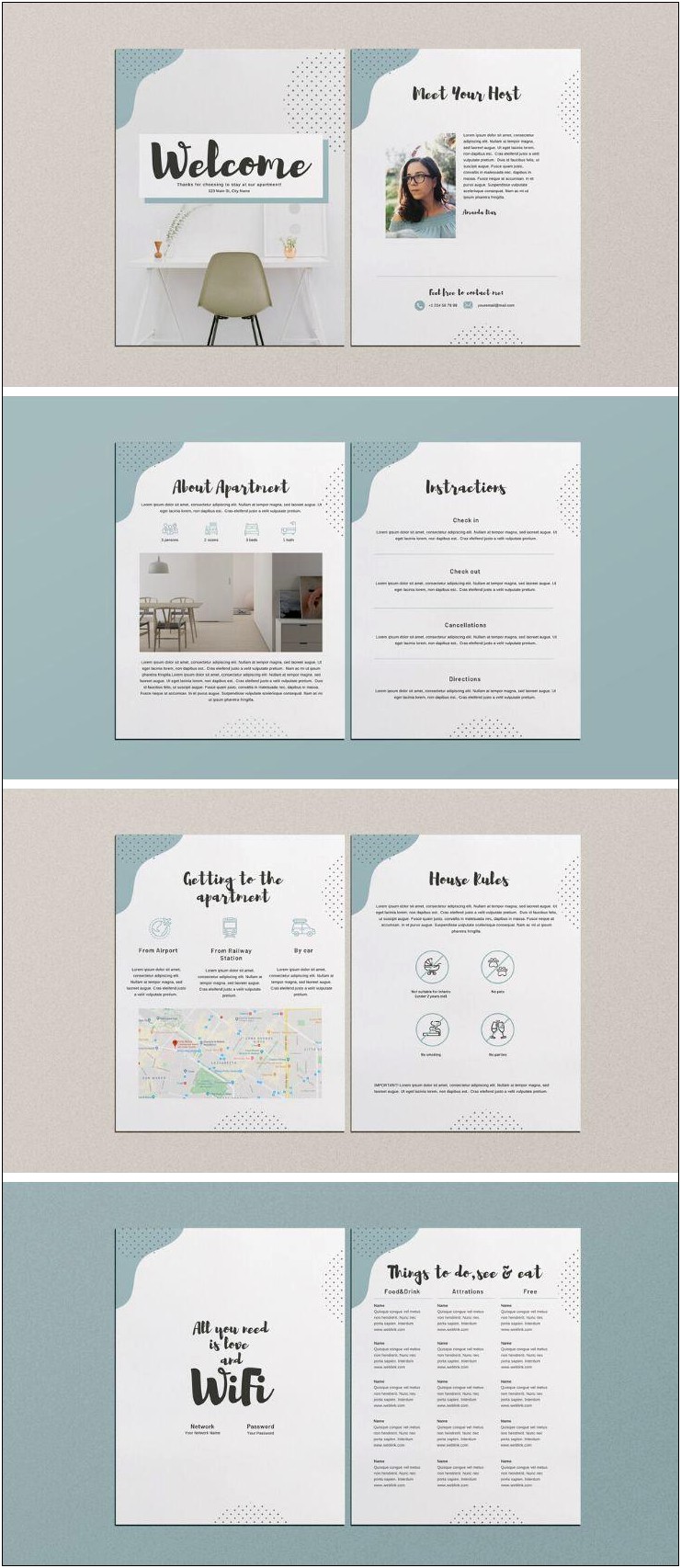 Bed And Breakfast Guest Book Template Free Download