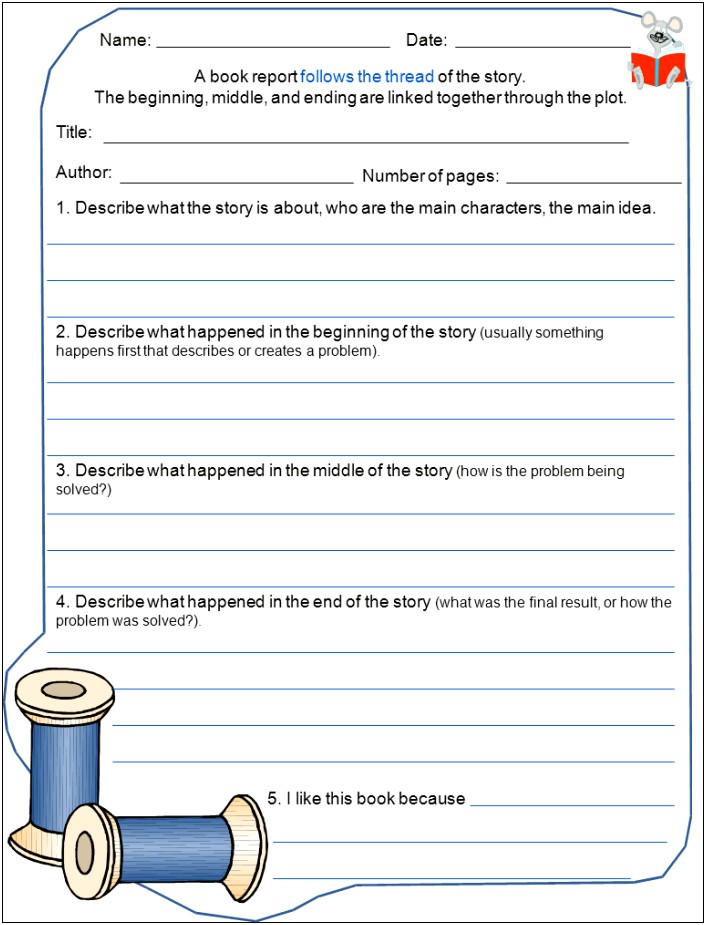 Beginning Middle And End Template Free