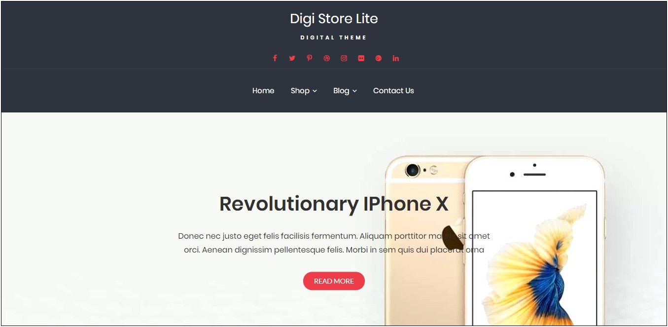 Best Free Mobile Adaptive WordPress Template