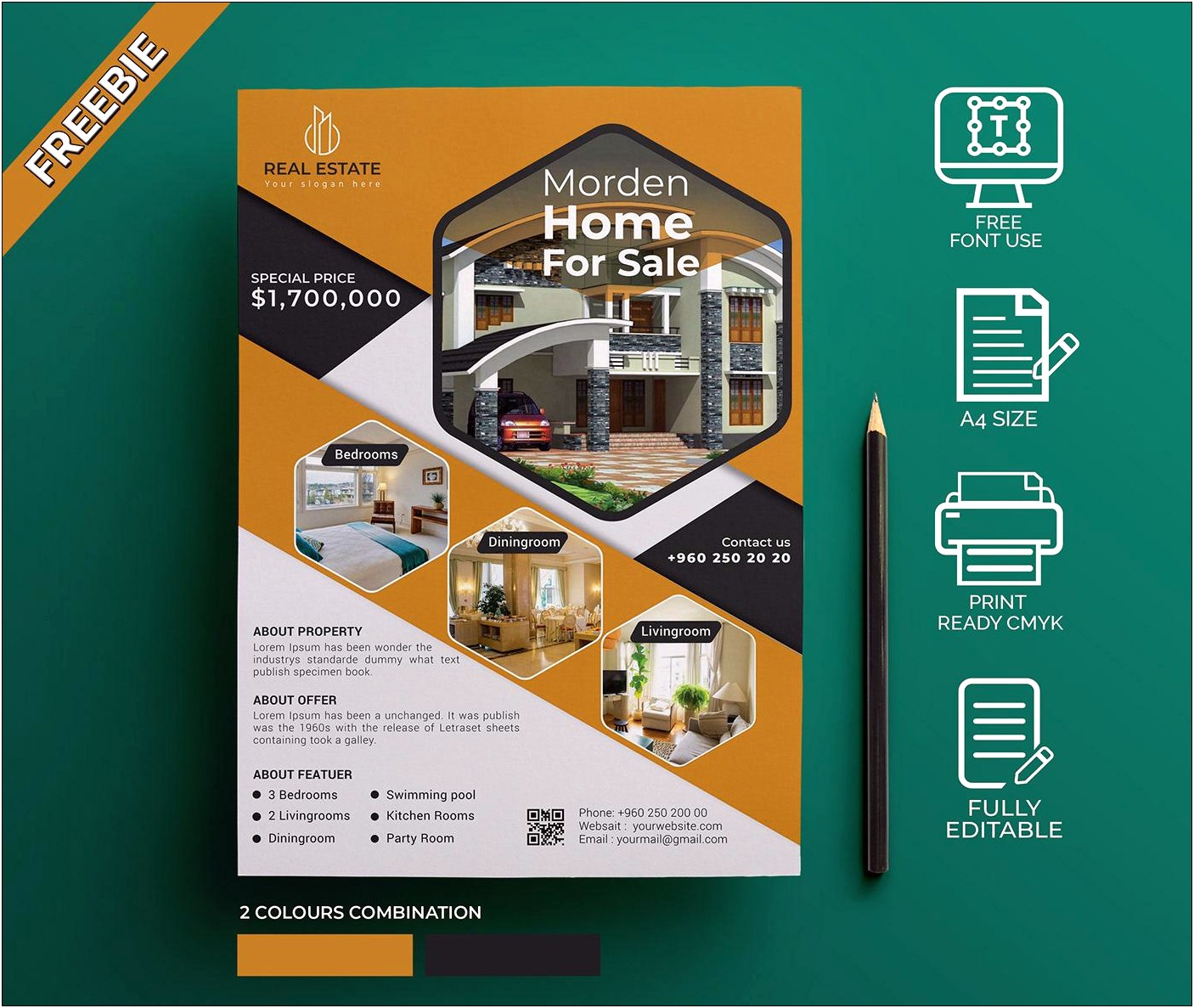 Best Free Template For Real Estate Flyer