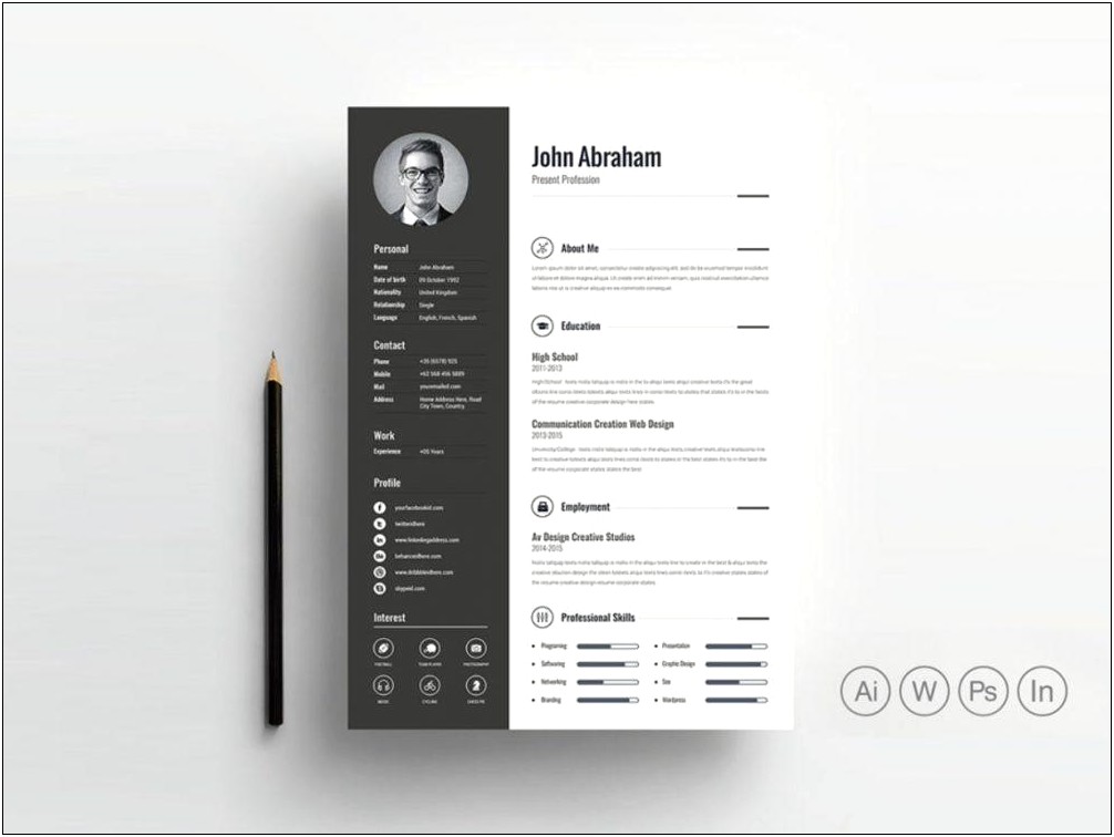 Best Free Word Cv Templates 2017