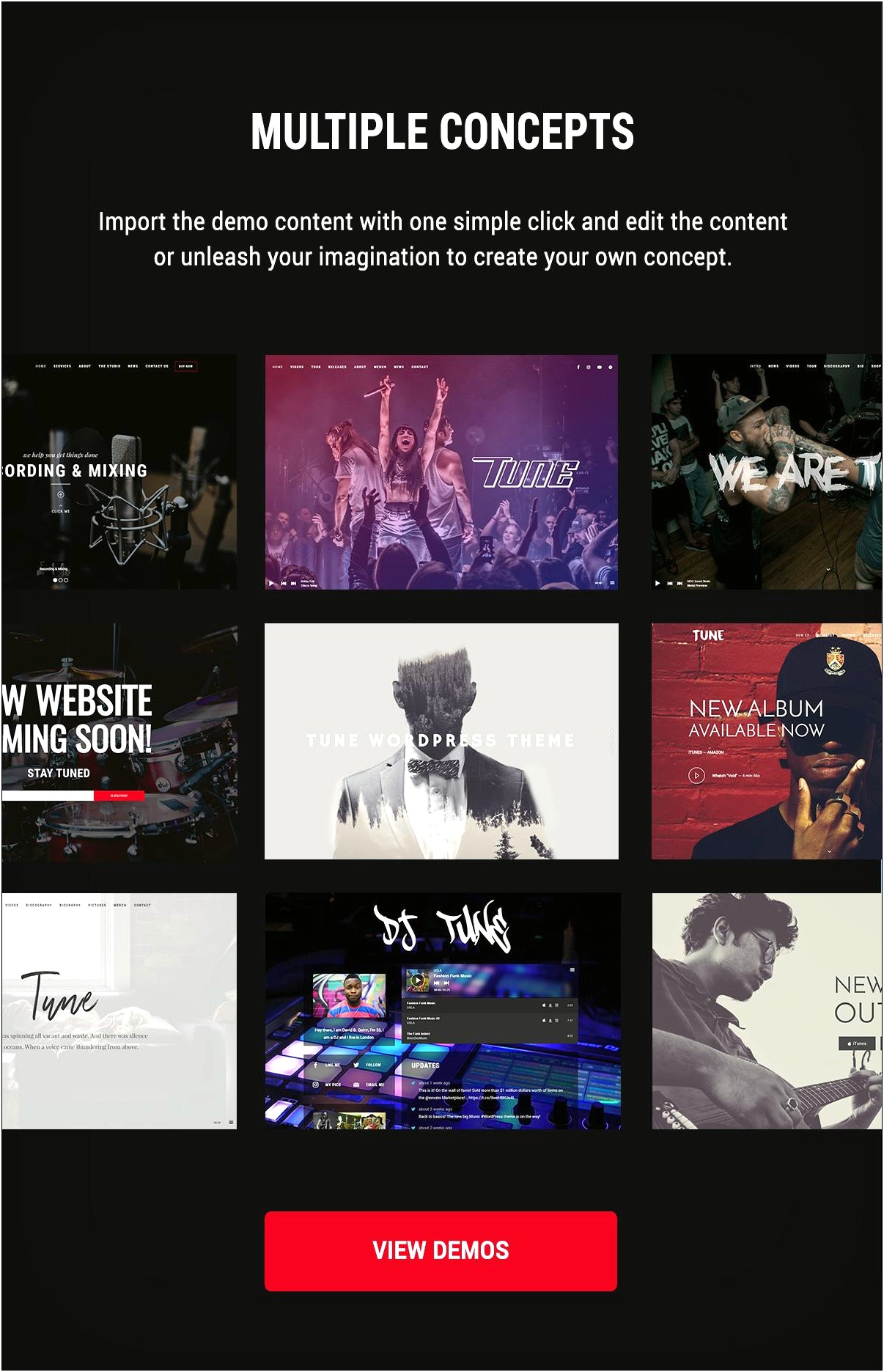 Best WordPress Free Template For Singer Songwriters