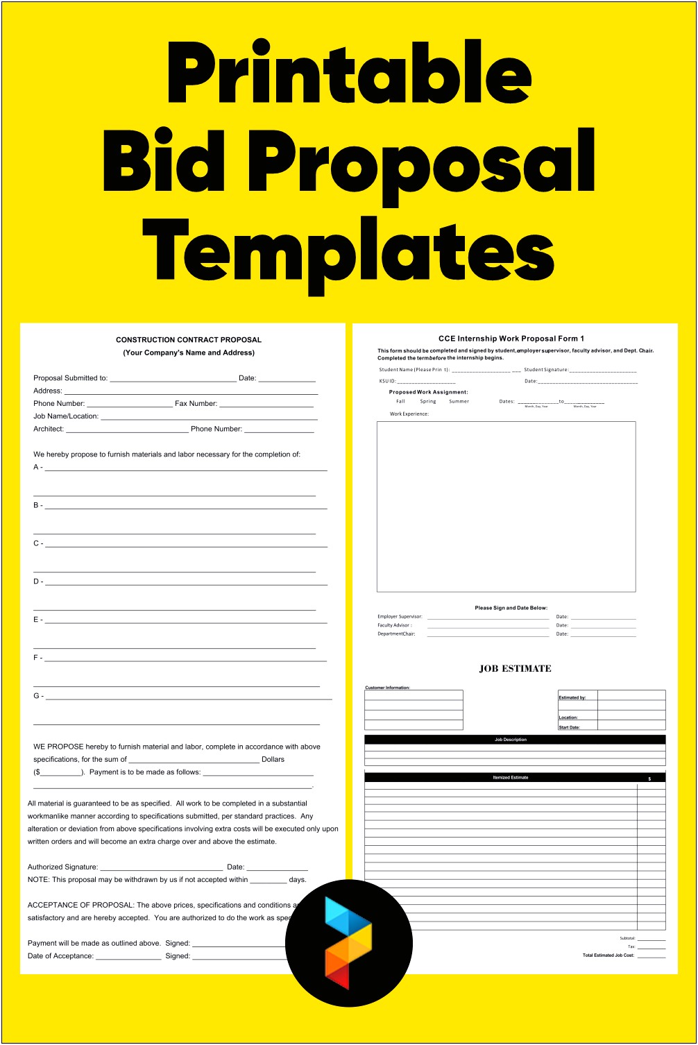 Bid Proposal Template For Android Free Download