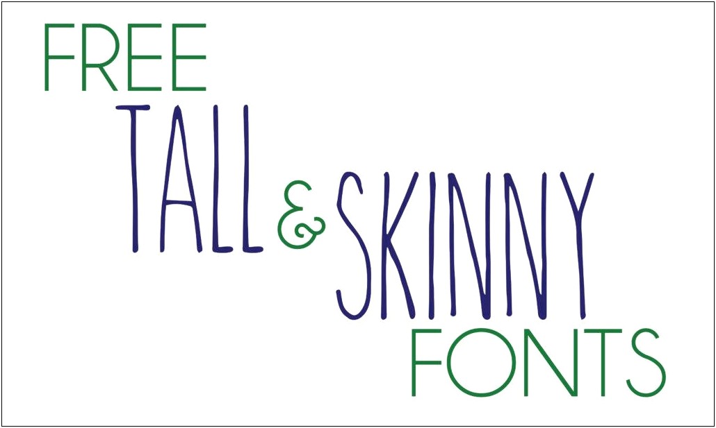 Big Skinny Letter Template Free Printable