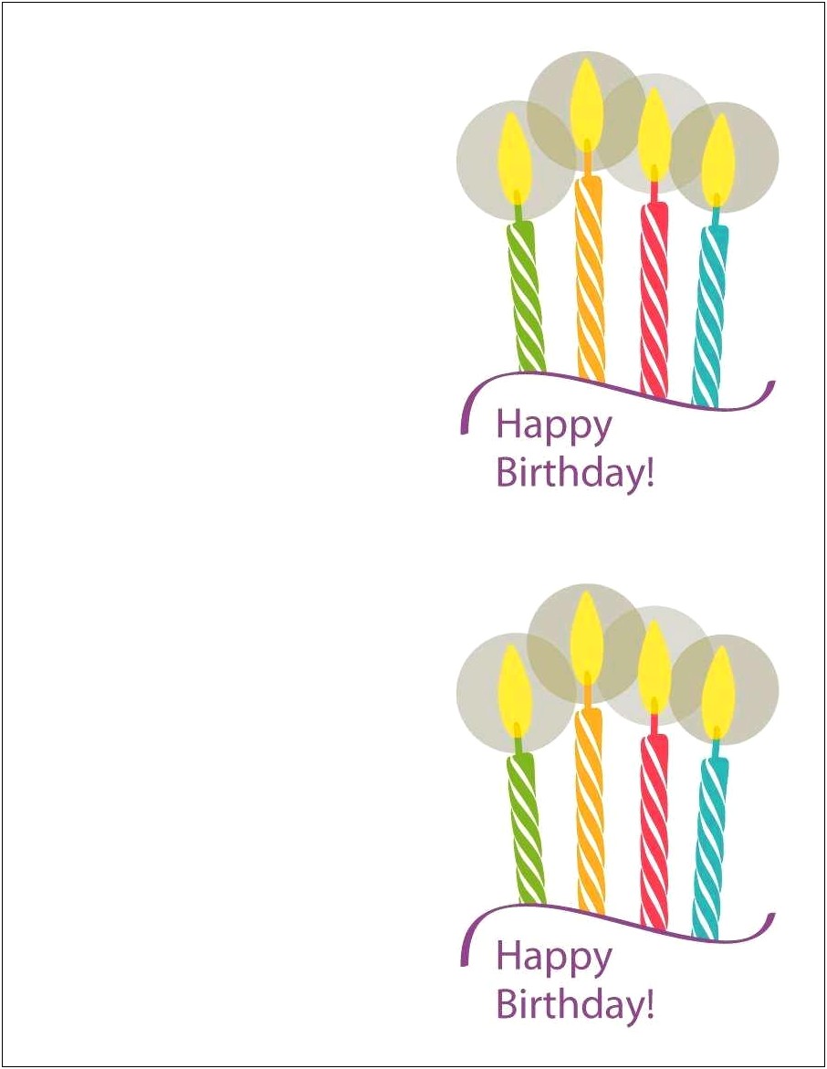 Birthday Card Template With Own Pictures Free Printable