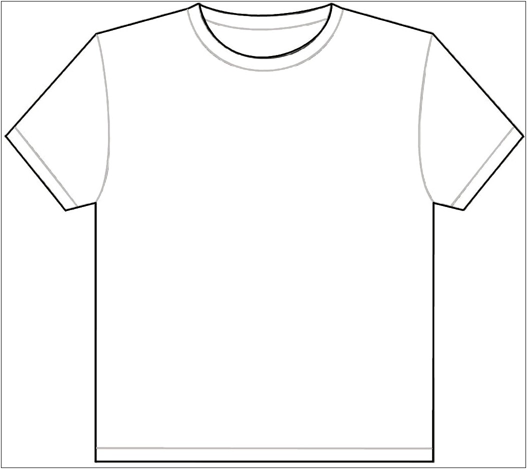 Blank T Shirt Design Template Free Download