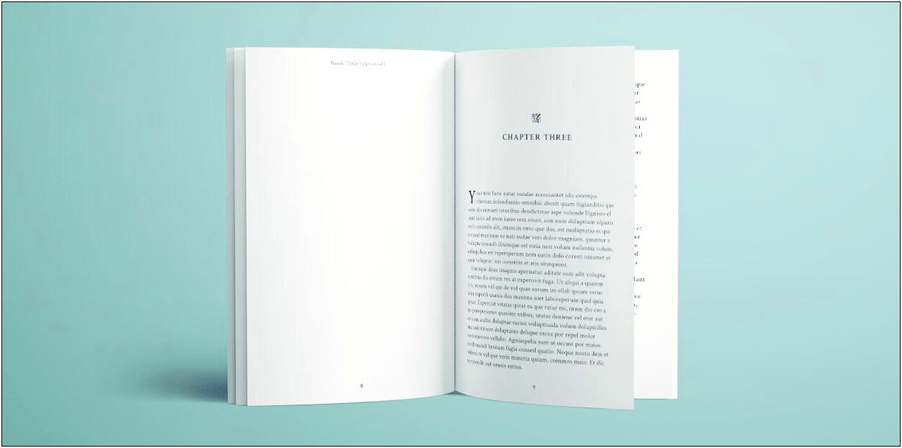 Book Page Design Template Free Download