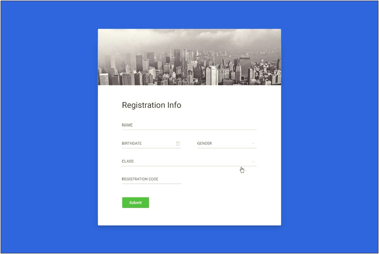 Bootstrap Responsive Registration Templates Free Download