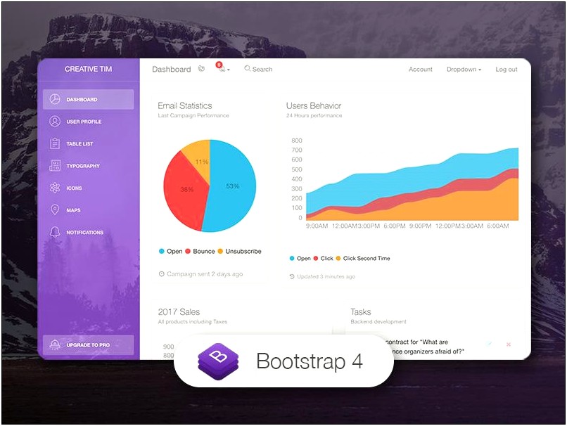Bootstrap Side Navbar Template Free Download