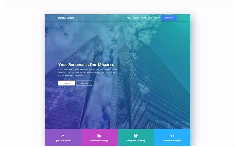Bootstrap Template Free Download For It Company
