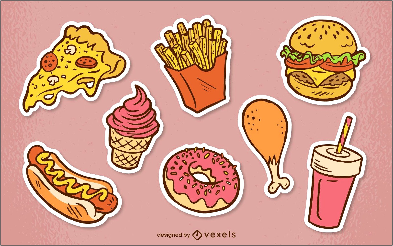 Box Template Free Vector Fast Food