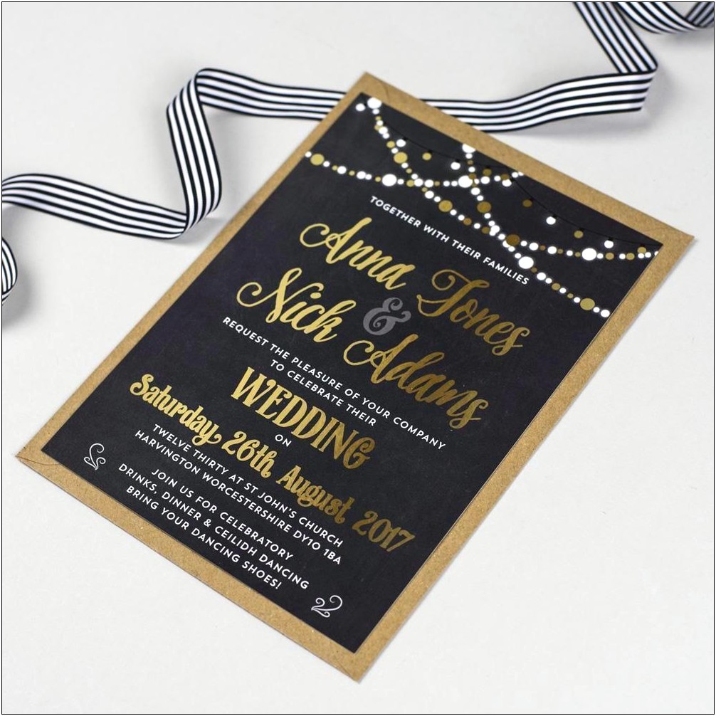 Bring Your Dancing Shoes Wedding Invite