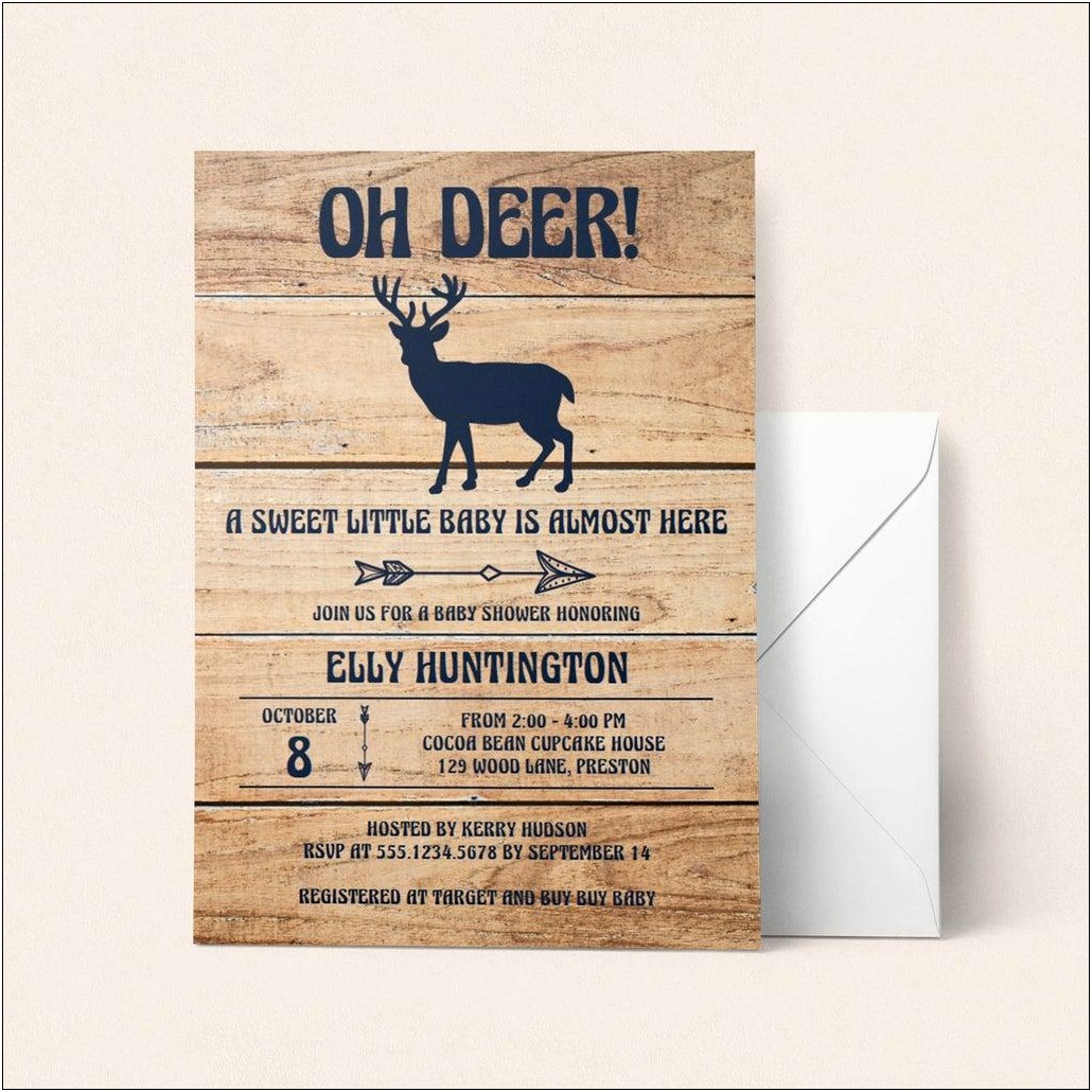 Buck And Doe Ticket Templates Free