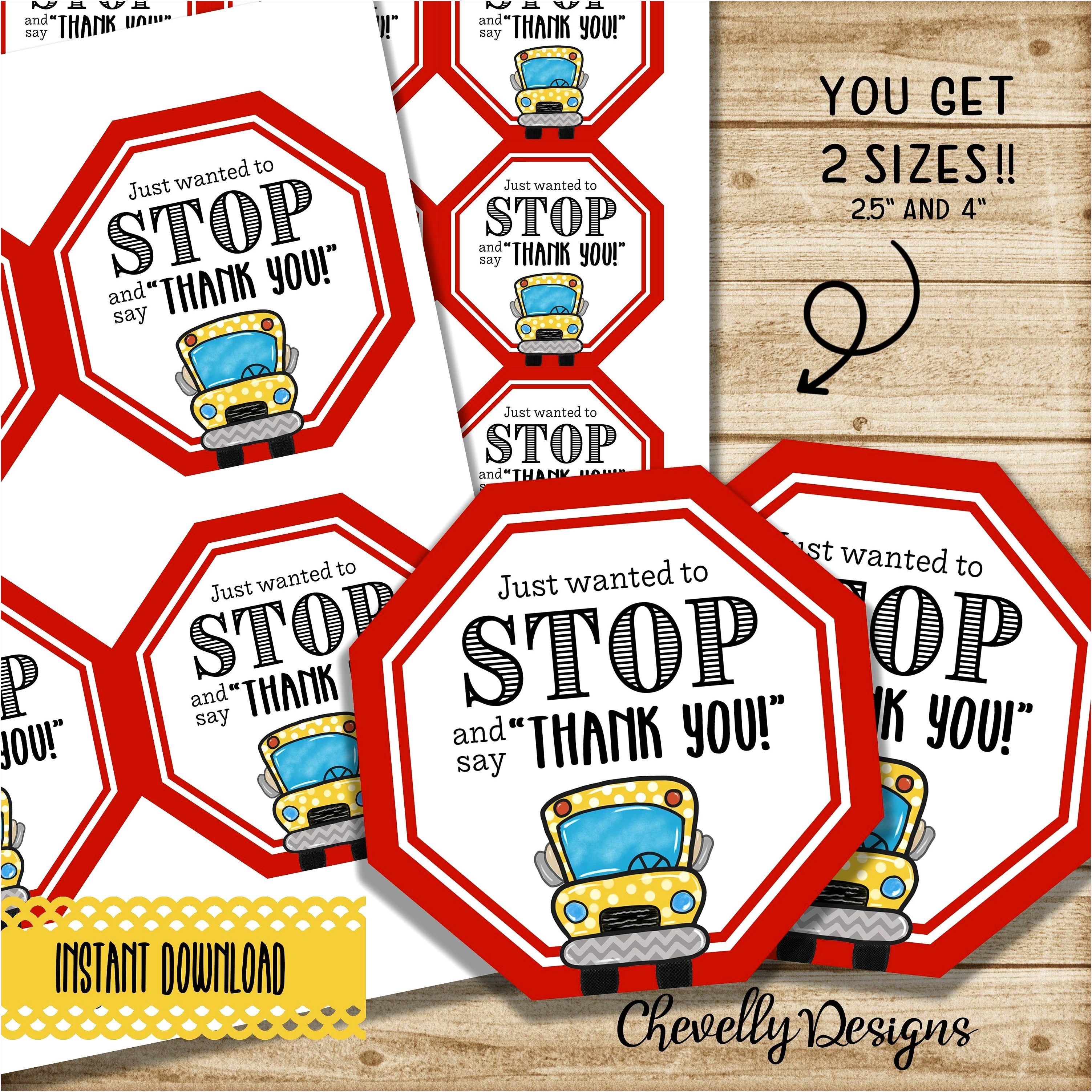 Bus Driver Thank You Card Template Free