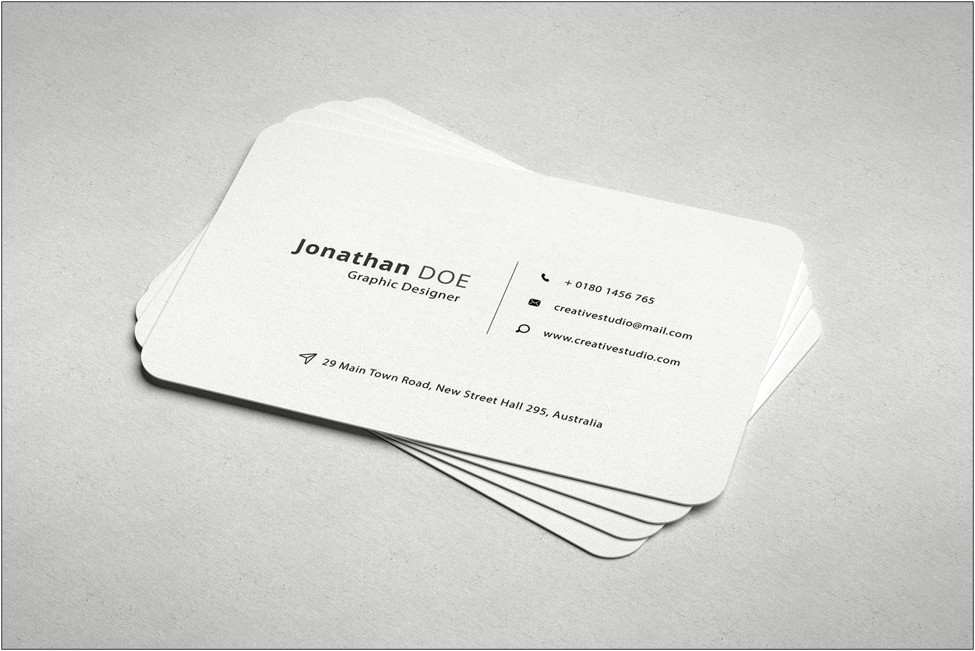 Business Card Mockup Template Psd Free Download