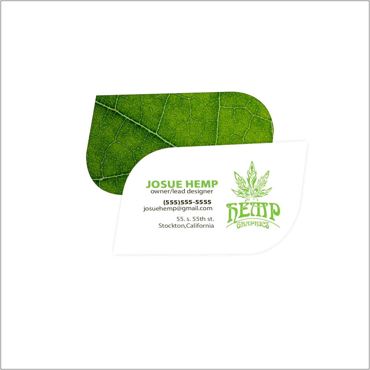 Business Card Template Free For Word Marijuana